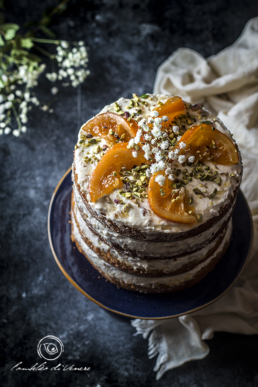 naked cake torrone e arancia