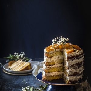 naked cake torrone e arancia