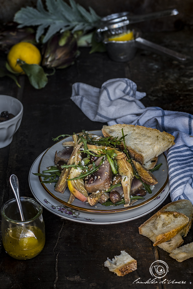 insalata di carciofi e tonno fresco (1)